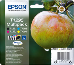 Epson T1295 - Inktcartridge - Multipack - Cyaan Geel Magenta Zwart (1 pack)