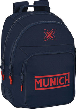 Schoolrugzak Munich Flash Marineblauw 32 x 42 x 15 cm