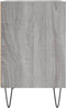 vidaXL - Nachtkastjes - 2 - st - 40x30x50 - cm - bewerkt - hout - grijs - sonoma - eiken