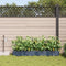 vidaXL - Tuinplanten - met - Waterirrigatiesysteem - - - 4 - stuks - - - Grijs