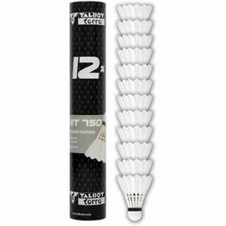 Talbot Torro Badminton Shuttles Hit 750 Wit 12 Stuks