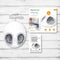 Medisana FM 888 - Voetmassage - Shiatsu en compressiemassage - Wit grijs