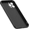 Geschikt voor iPhone 12 PRO MAX - Backcover Liquid Siliconen Case TPU Hoesje - Zwart - Luxe Telefoonhoesje Wallet Case Pasjeshouder PU Leder