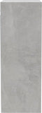 vidaXL Wandkast - 34,5x32,5x90 cm - bewerkt hout - betongrijs