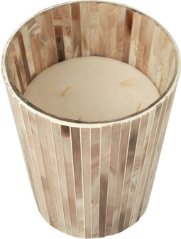 J-Line geurkaars Noa - Tender Rose - glas - roze - large - 75U