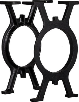 vidaXL - Bankpoten - 2 - st - O-frame - gietijzer