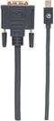 Manhattan 152150 - DisplayPort naar DVI-D Adapterkabel - 180 cm - Zwart