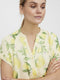 Vero Moda VMKAYA - Dames Jurk - V-neck - Korte Mouwen - Maat S