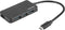 Natec Silkworm - USB Hub - 4x USB 3.2 Gen 1 - Zwart