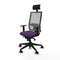 Bureaustoel met hoofdsteun Piqueras y Crespo 1D066N1 Paars