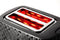 Toaster Broodrooster Retro - Zwart - Model 2024 - Vintage Geroosterd brood Toaster - met Cool Wall, Ontdooi en Opwarmfunctie