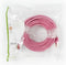 Nedis CAT6 Netwerkkabel - RJ45 Male - RJ45 Male - S/FTP - 10.0 m - Rond - LSZH - Roze - Envelop