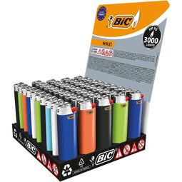 BIC® Maxi J26 Vuursteen aanstekers Display (50 stuks)