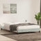 vidaXL - Bedframe - zonder - matras - 160x220 - cm - fluweel - lichtgrijs