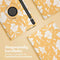 imoshion Tablet Hoes - Geschikt voor Samsung Galaxy Tab S9 11.0 inch Plus / Galaxy Tab S9 11.0 inch FE Plus / Galaxy Tab S10 Plus - 360° Draaibare Design Bookcase 2.0 - Yellow Flowers