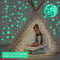 Nuvance - Glow in the Dark Sterren en Maan - 442 Stickers - Kinderkamer