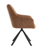 Criks Design Oliver - Draaibare Eetkamerstoel - 180° Draaifunctie - Cognac
