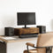 vidaXL - Monitorstandaard - met - lades - 50x27x15 - cm - hout - gerookt - eikenkleur