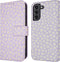 iMoshion Hoesje Geschikt voor Samsung Galaxy S21 Hoesje Met Pasjeshouder - iMoshion Design Bookcase smartphone - Paars / White Daisy