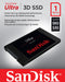 Sandisk Ultra 3D - SSD 1TB - SATA-600 560MB/s - 2,5