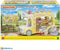 Sylvanian Families 5744 - Regenboogbabybus - Driedekker kinderdagverblijfbus - Geel