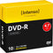 1x10 Intenso DVD-R 4,7GB 16x Speed, Slimcase