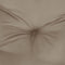 vidaXL - Zitkussen - rond - Ø - 60x11 - cm - oxford - stof - taupe