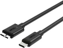 Unitek Y-C475BK - USB-C naar USB 2.0 micro kabel - 100 cm - Zwart