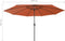 vidaXL - Parasol - met - LED-verlichting - 400 - cm - terracottakleurig