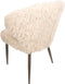 PTMD Ares Dining Chair Hair Beige