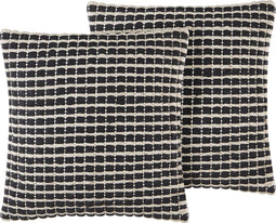 YONCALI - Sierkussen set van 2 - Crème - 45 x 45 cm - Katoen