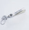 Sleutelhanger met naam gepersonaliseerd metalen schuivers - Kado Cadeau man / vrouw - White - New sleutelhangers volwassenen