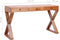 vidaXL - Computerbureau - 115x47x77 - cm - massief - mahoniehout - naturel