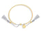 Scmyk BG-261 - Armband - Goud plated met gevlochten sluiting - Goudkleurig