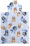Bluey strandlaken poncho 50x115 cm, Bluey poncho, Poncho, Kinder poncho, Bluey, Badcape