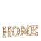 Zilveren Letterverlichting HOME - LED - 32 lampjes - 19x23 cm