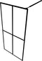 vidaXL - Inloopdouchewand - 90x195 - cm - mat - gehard - glas