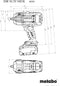 Metabo SSW 18 LTX 1450 BL - Accu-Slagschroevendraaier - 1450 Nm koppel - 18 V