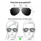 Traveltime® Aviator Zonnebril - Gepolariseerd - Unisex - Zwart