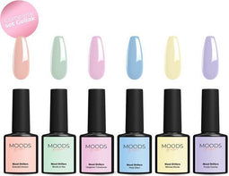 Moods Gellac 6-delige Set - Gellak Starterspakket - Mood Shifters - 8ML - (6-delige Set)