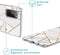 iMoshion Hoesje Geschikt voor Samsung Galaxy S20 Hoesje Siliconen - iMoshion Design hoesje - Wit / Meerkleurig / Goud / White Graphic