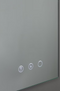 Kame Match Slimme Badkamerspiegel - 60 cm - Mat Grijs - Met LED Verlichting, Bluetooth Speakers &