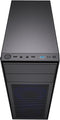 Gembird Fornax M100B - Midi Tower PC ATX - Gehard glas zijpaneel - Zwart