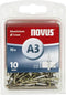 Novus Blindklinknagel A3 X 10mm, Alu SB, 70 st. - 045-0030