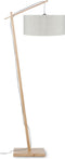 GOOD&MOJO Vloerlamp Andes - Bamboe/Naturel - 72x47x176cm - Scandinavisch,Bohemian - Staande lampen voor Woonkamer - Slaapkamer