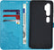 Hoesje Met Pasjeshouder Geschikt voor Xiaomi Mi Note 10 Pro / Mi Note 10 - Mandala Bookcase - Turquoise