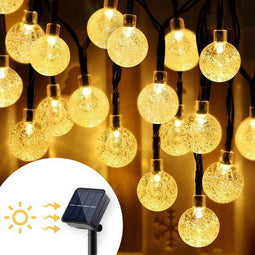 Happy Goods - kerstverlichting - 7m - 50 solar LED - Tuinverlichting op zonne-energie
