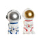 Decoratieve figuren Home ESPRIT Blauw Wit Rood Zilverkleurig Vrouw Ruimtevaarder 11 x 7 x 24 cm (...