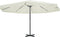 vidaXL - Parasol - Samos - 500 - cm - aluminium - wit