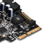 Silverstone ECU05 - PCIe USB 3.2 uitbreidingskaart - 10 Gbit/s snelheid